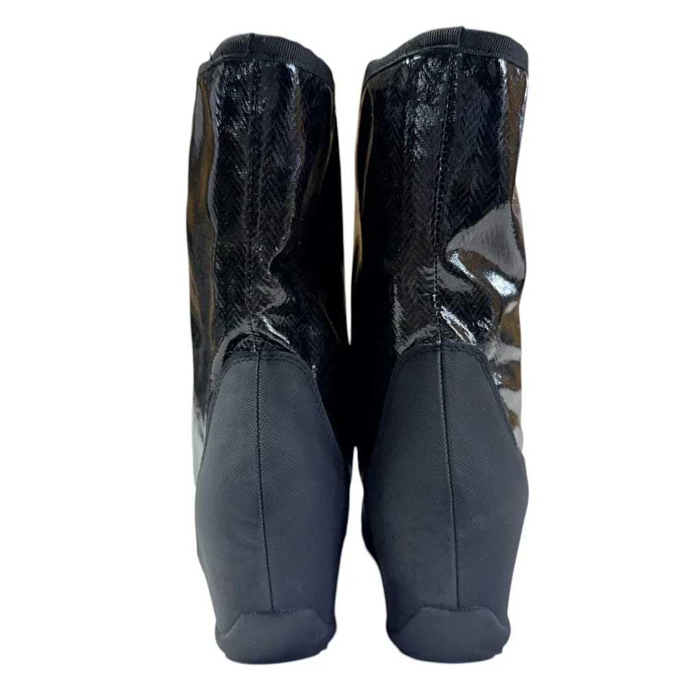 Sporto Boots‎ Y2K Vibe Festival Party Cozy Chic Statement Wedge Waterproof 8.5
